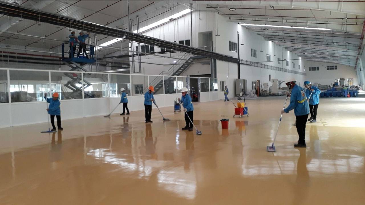 vệ sinh nhà xưởng