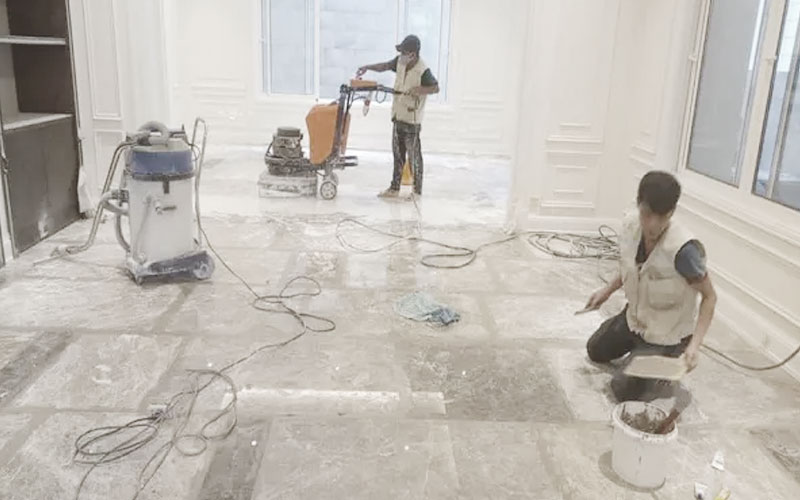 Đánh bóng sàn đá tại Hà Nam